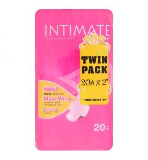 Intimate 流量多卫生巾（有翼）